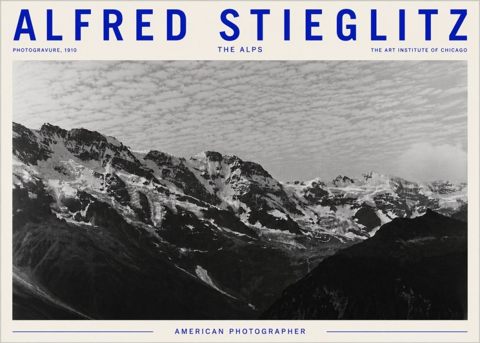 Alfred Stieglitz The Alps No5 - Plakat
