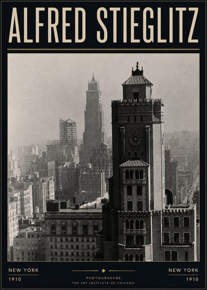 Alfred Stieglitz New York No6 - Plakat