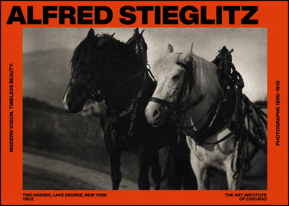 Alfred Stieglitz Two Horses, Lake George, New York No2 - Plakat