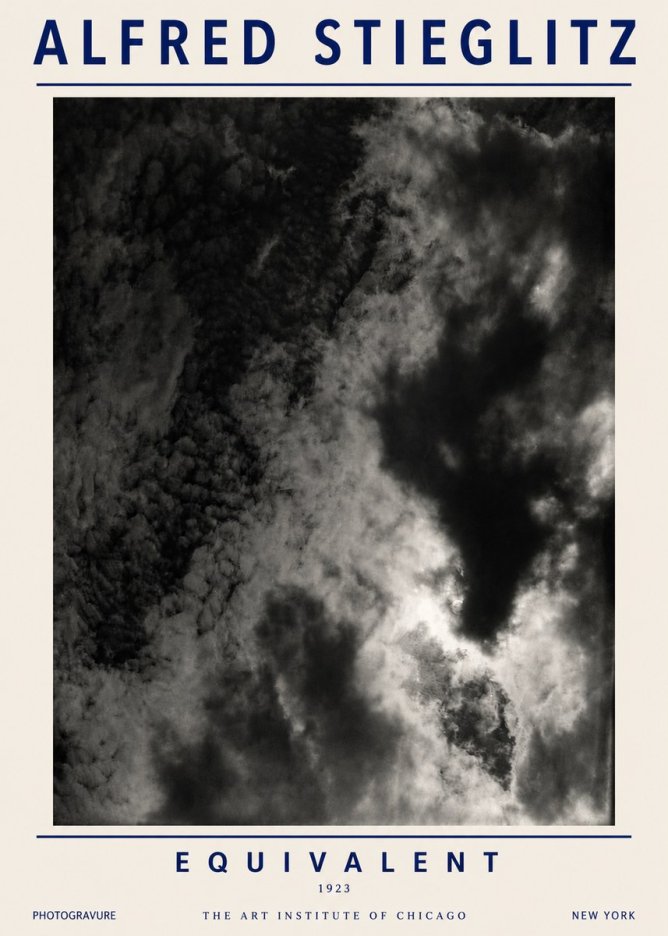 Alfred Stieglitz Equivalent V No3 - Plakat