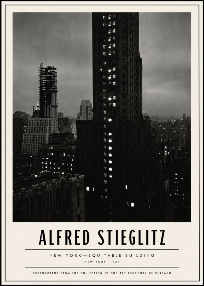 Alfred Stieglitz New York—equitable Building No3 - Plakat
