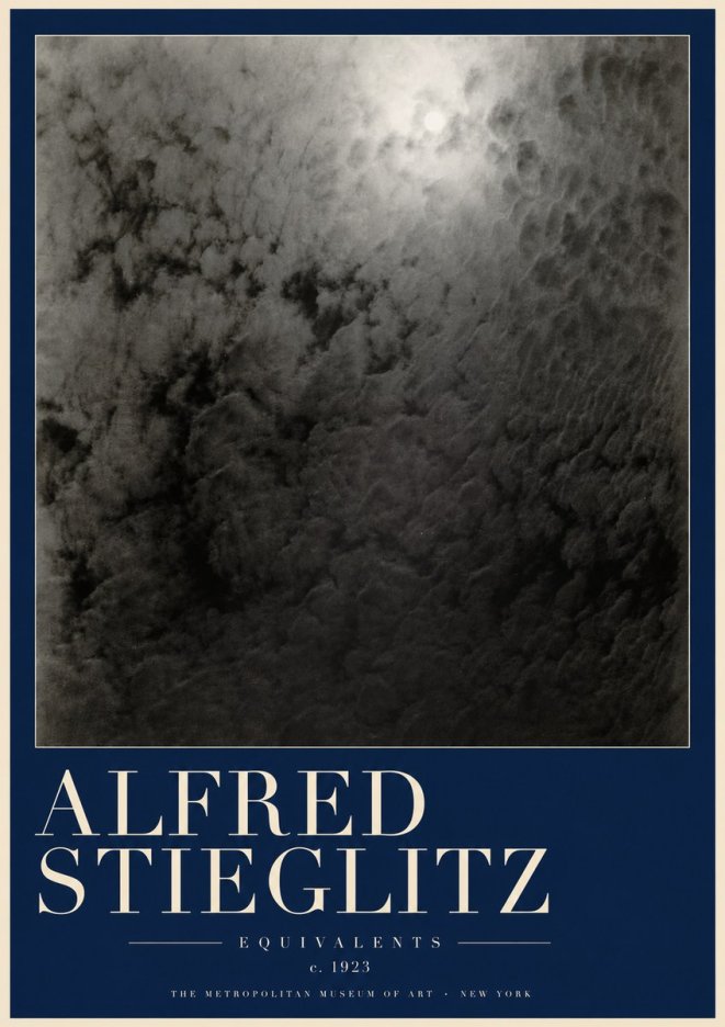 Alfred Stieglitz Equivalents IV No5 - Plakat