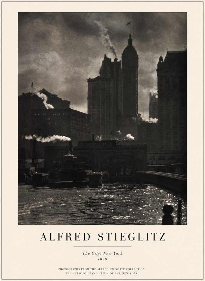 Alfred Stieglitz The City. New York No1 - Plakat