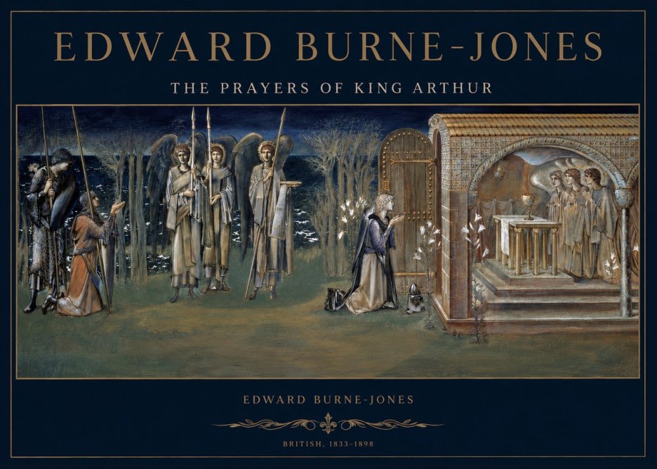 Edward Burne-Jones The Prayers of King Arthur No1 - Plakat