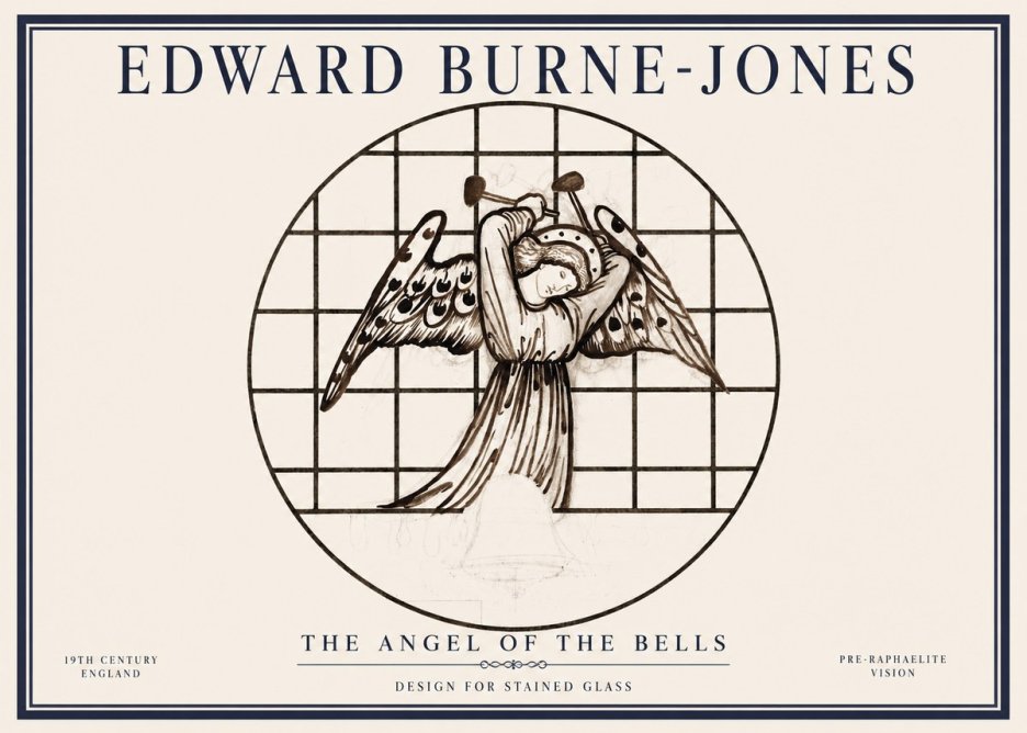 Edward Burne-Jones The Angel of the Bells No1 - Plakat