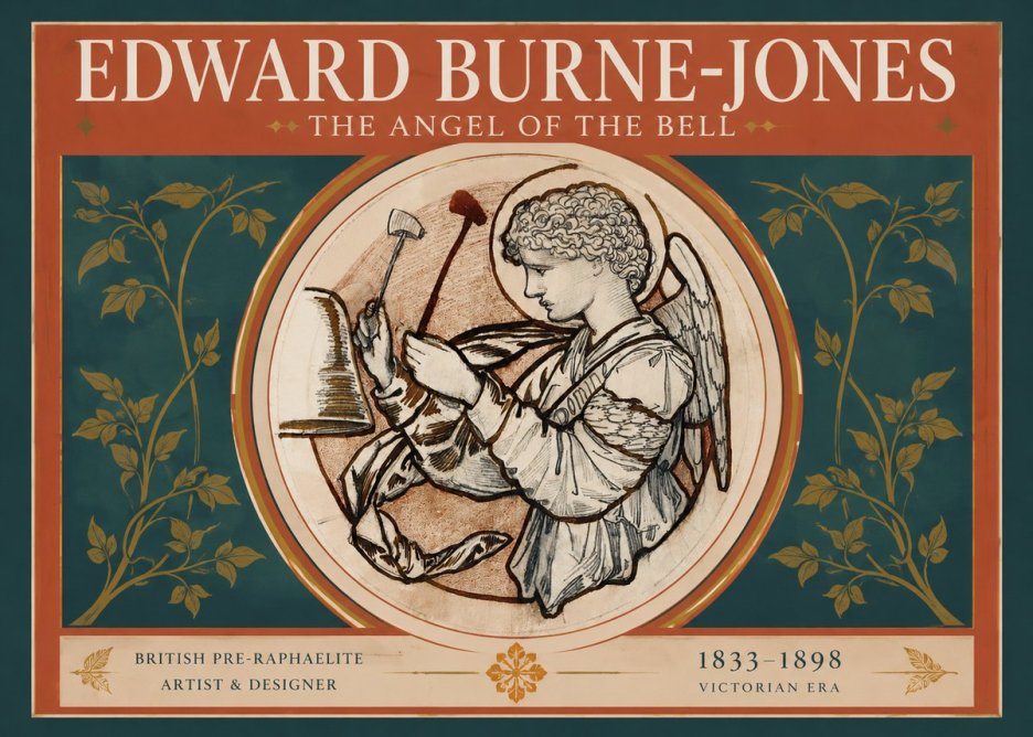 Edward Burne-Jones The Angel of the Bell No2 - Plakat