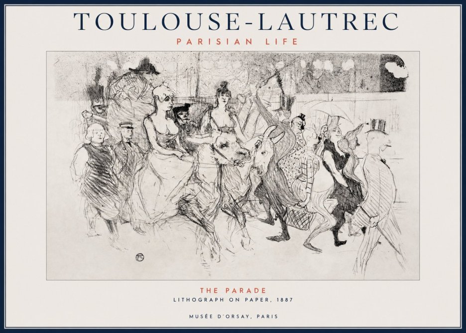 Toulouse-Lautrec The Parade No1 - Plakat