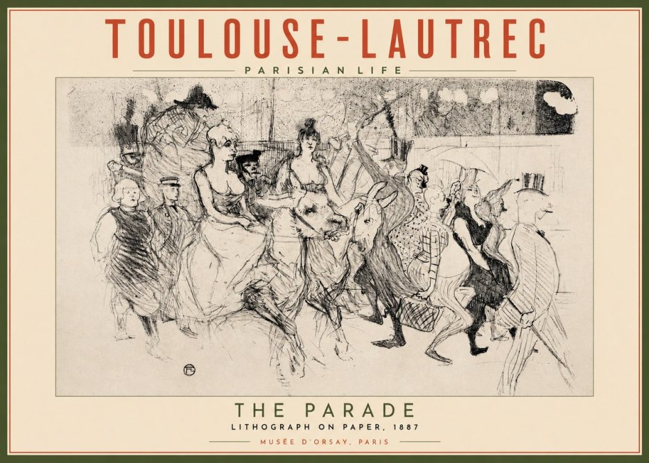 Toulouse-Lautrec The Parade No2 - Plakat
