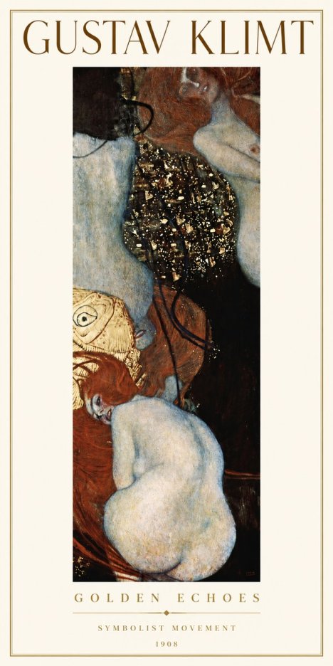 Klimt Golden Echoes No2 - Plakat