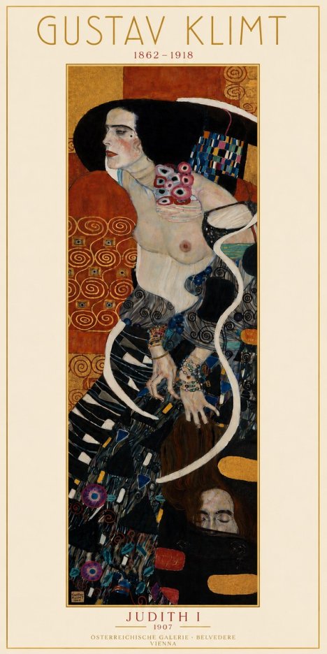Klimt Judith I No4 - Plakat
