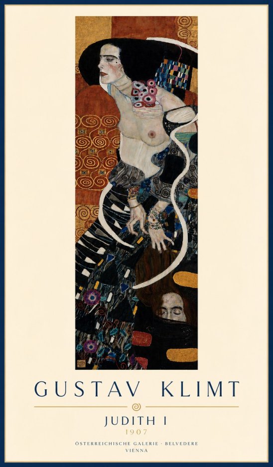 Klimt Judith I No5 - Plakat