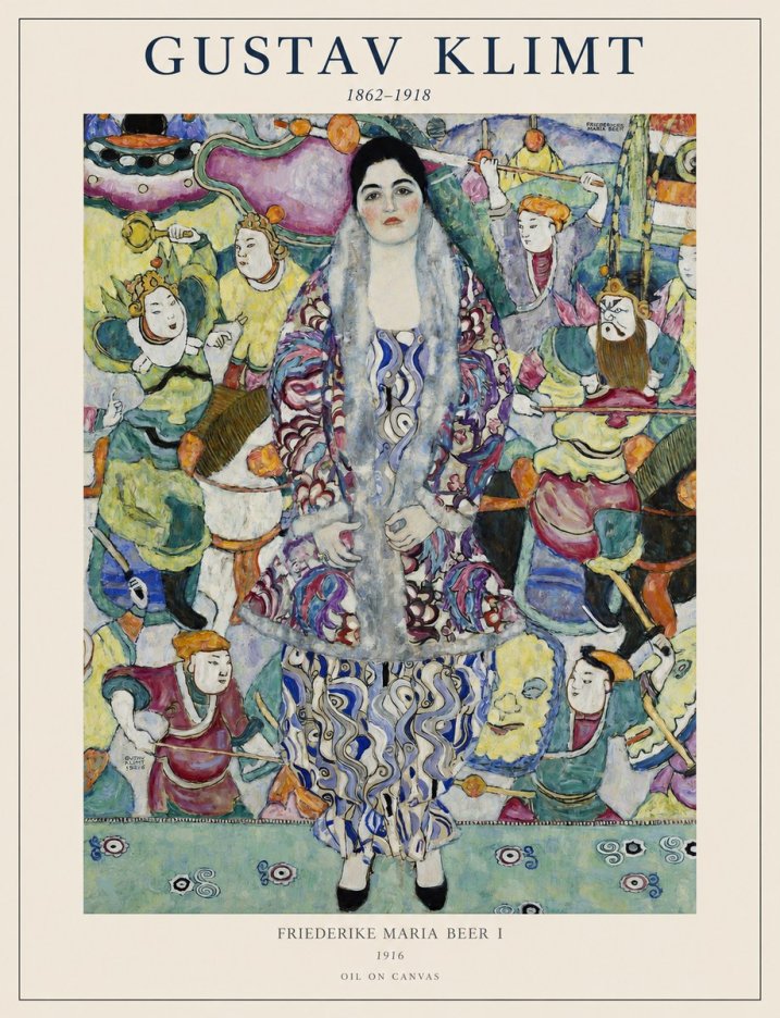 Klimt Friederike Maria Beer I No1 - Plakat