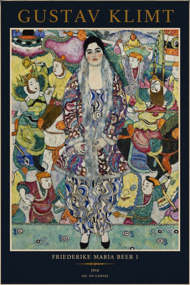 Klimt Friederike Maria Beer I No2 - Plakat