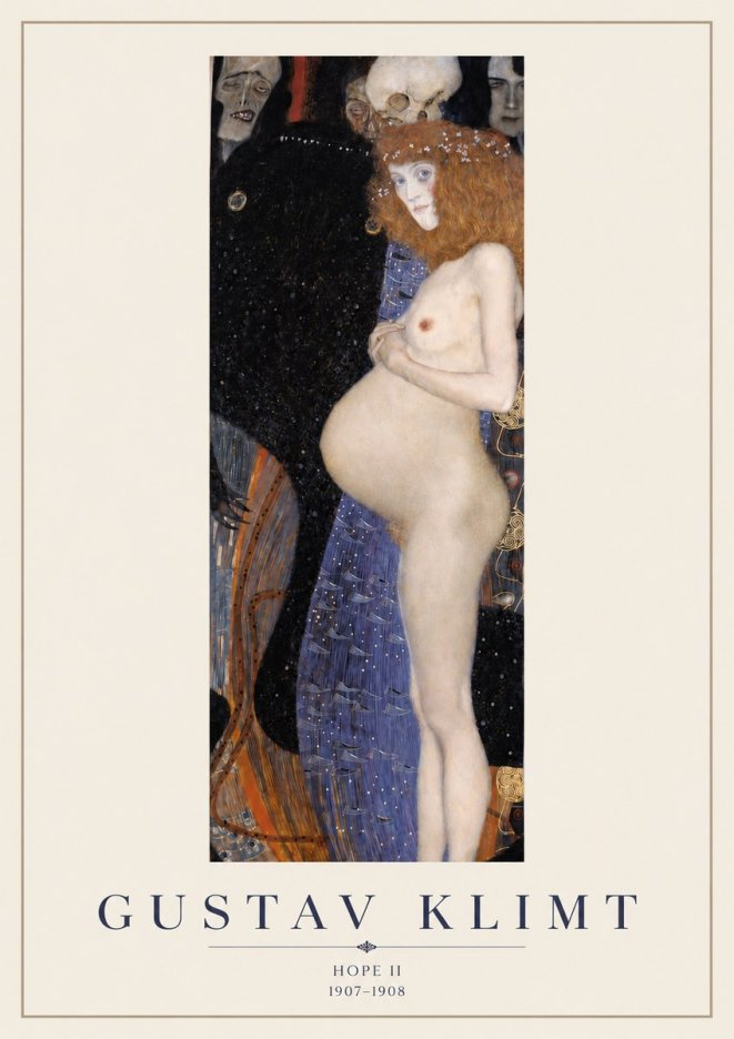 Klimt Hope Ii No3 - Plakat