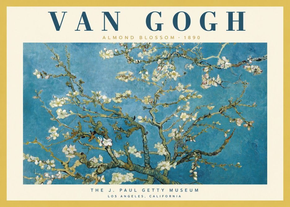 Van Gogh Almond Blossom No6 - Plakat