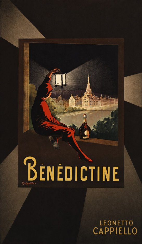 Leonetto Cappiello Bénédictine No4 - Plakat