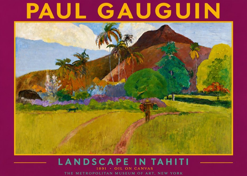 Paul Gauguin Landscape in Tahiti II No4 - Plakat