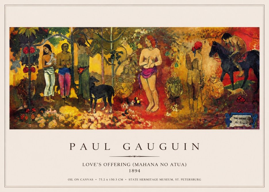 Paul Gauguin Paradise (Parahéréhé) No5 - Plakat