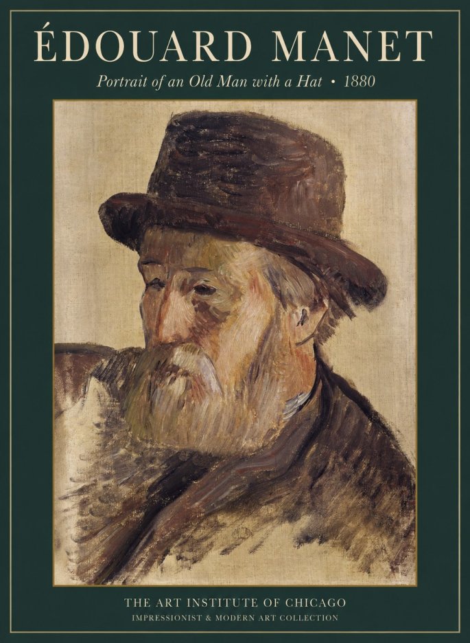 Édouard Manet Portrait of an Old Man with a Beard No5 - Plakat