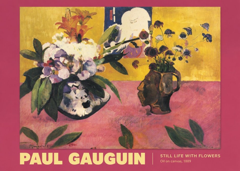 Paul Gauguin Still Life with Flowers No2 - Plakat