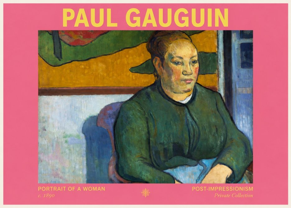 Paul Gauguin Portrait of a Woman No2 - Plakat