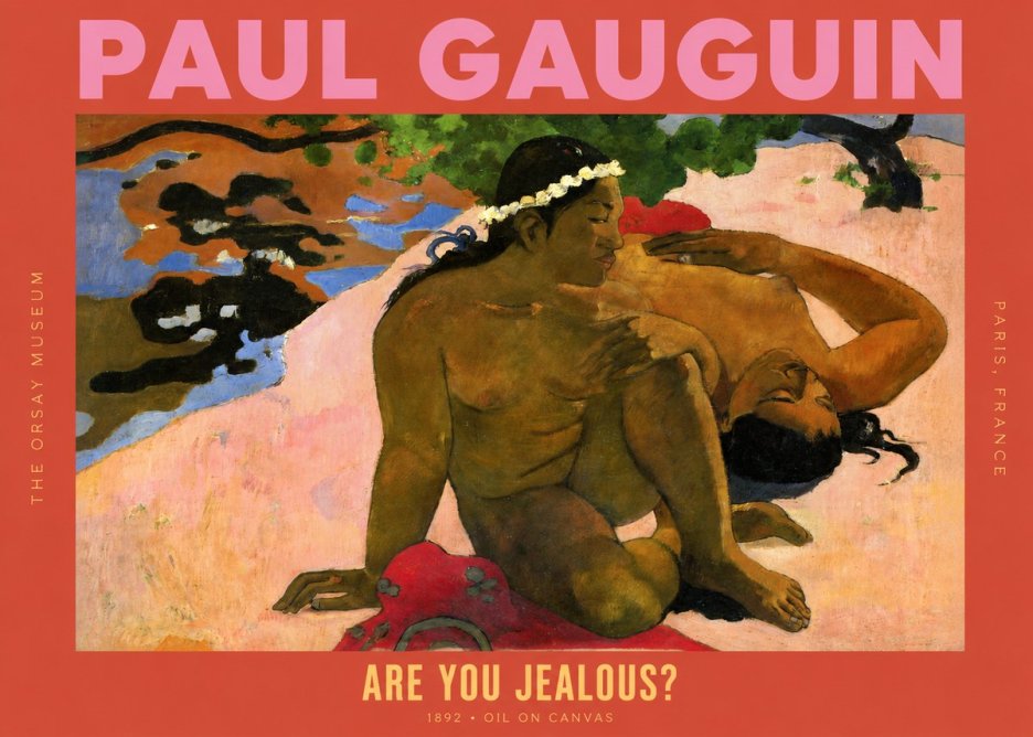 Paul Gauguin Are You Jealous? No2 - Plakat