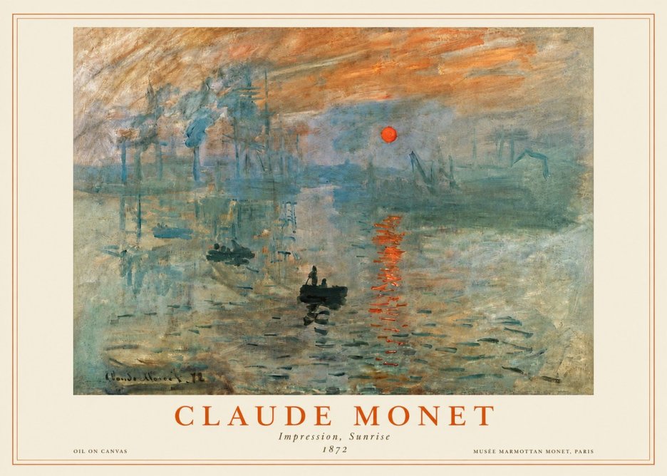 Monet Impression, Sunrise II No4 - Plakat