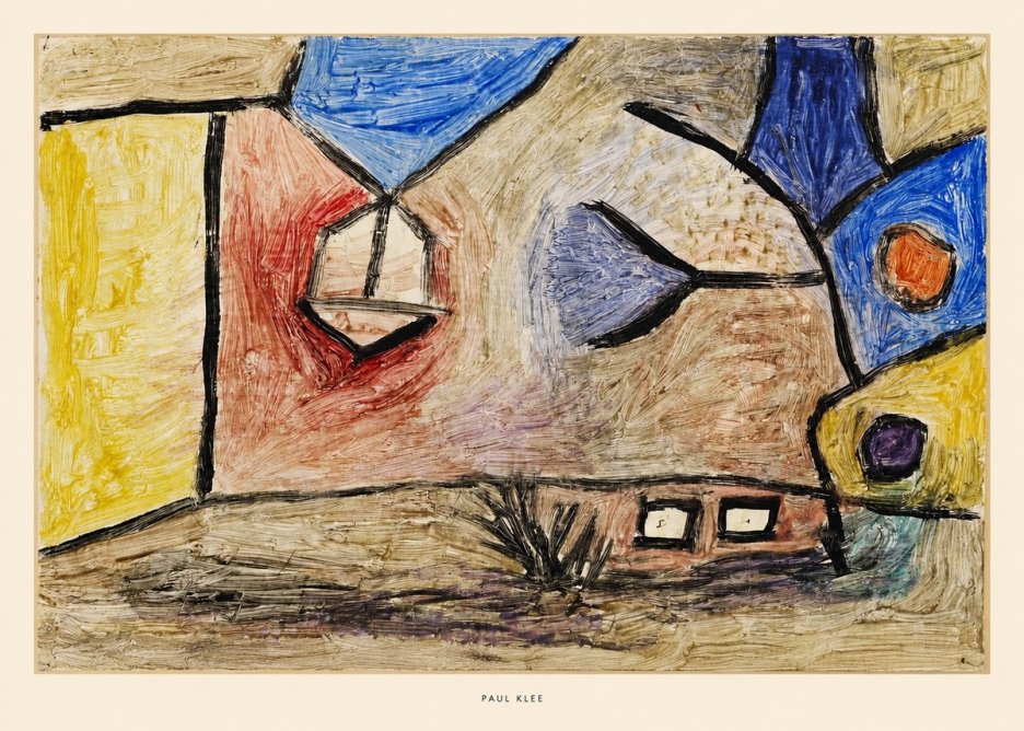 Paul Klee Der Niesen No5 - Plakat