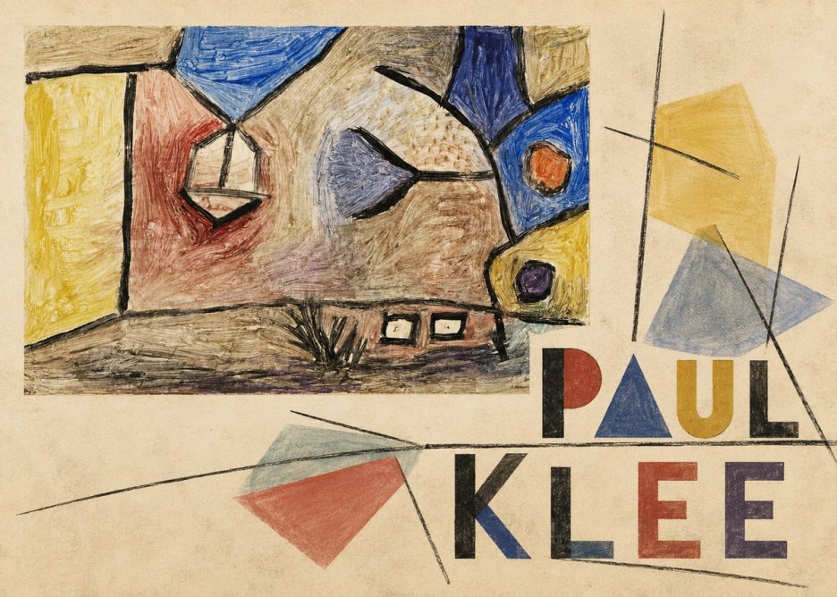 Paul Klee Der Niesen No6 - Plakat