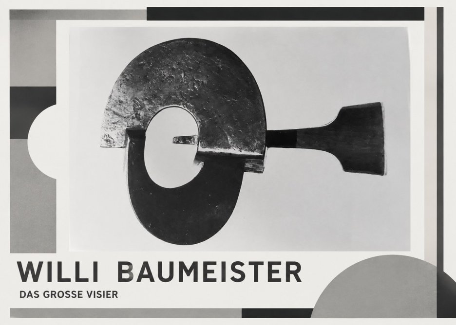 Willi Baumeister Das Grosse Visier No1 - Plakat