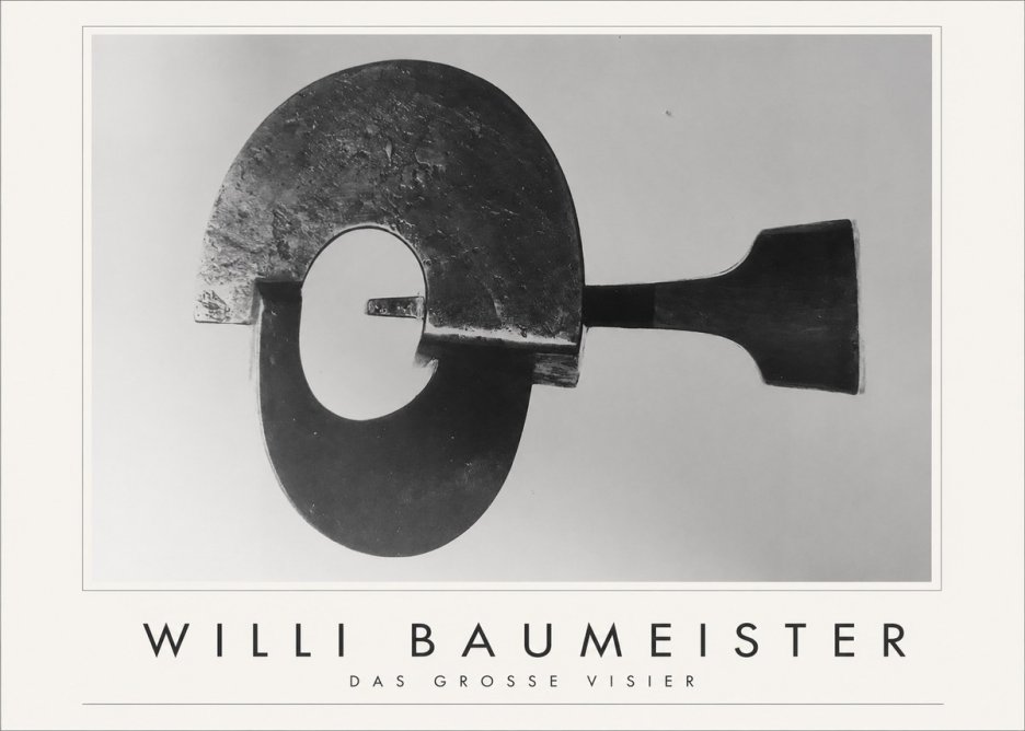 Willi Baumeister Das Grosse Visier No3 - Plakat