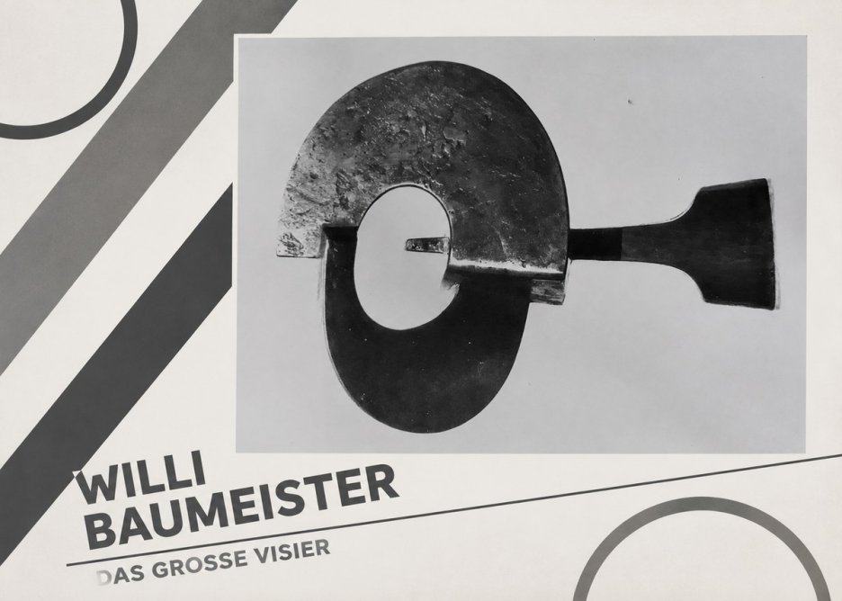 Willi Baumeister Das Grosse Visier No4 - Plakat