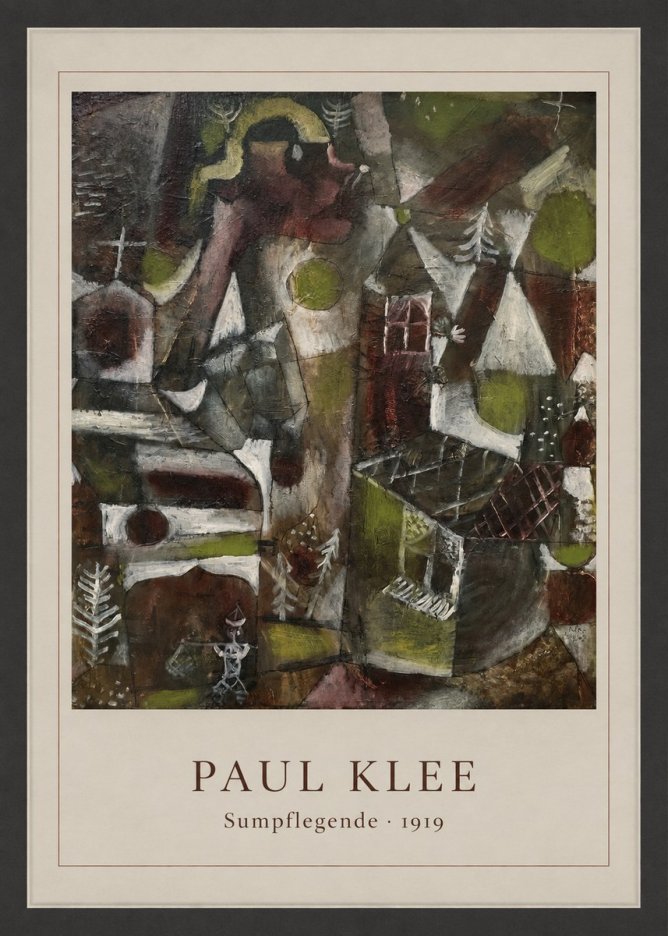 Paul Klee Sumpflegende II No6 - Plakat