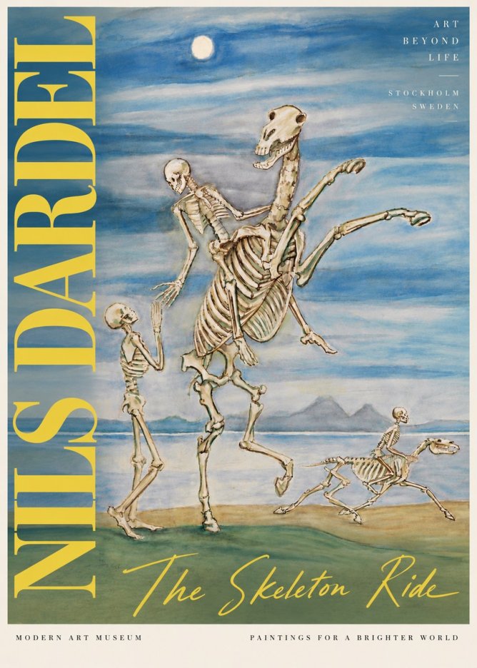 Nils Dardel The Dancer No6 - Plakat