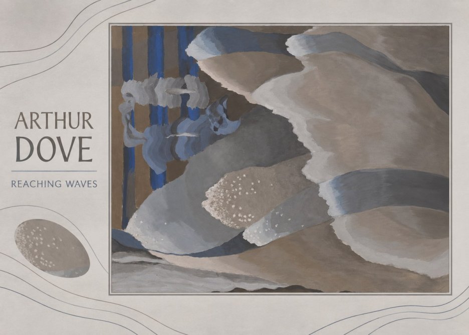 Arthur Dove Reaching Waves No3 - Plakat
