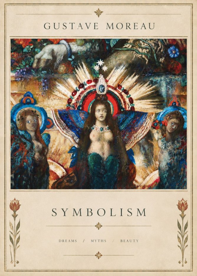 Gustave Moreau L'apparition I No6 - Plakat