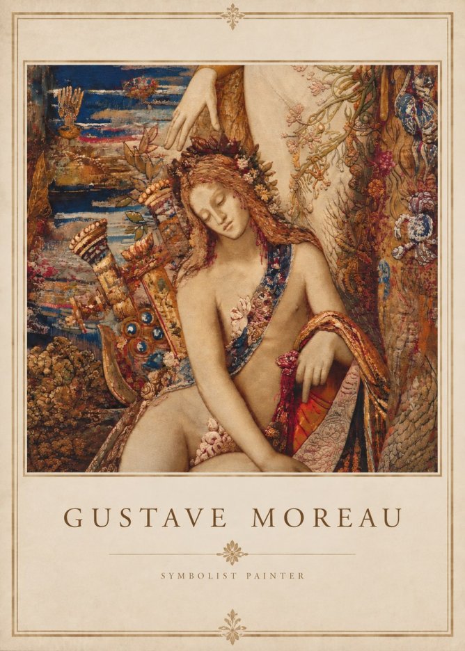 Gustave Moreau Jupiter and Semele II No3 - Plakat