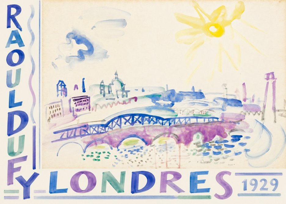 Raoul Dufy Londres - 1929 No5 - Plakat