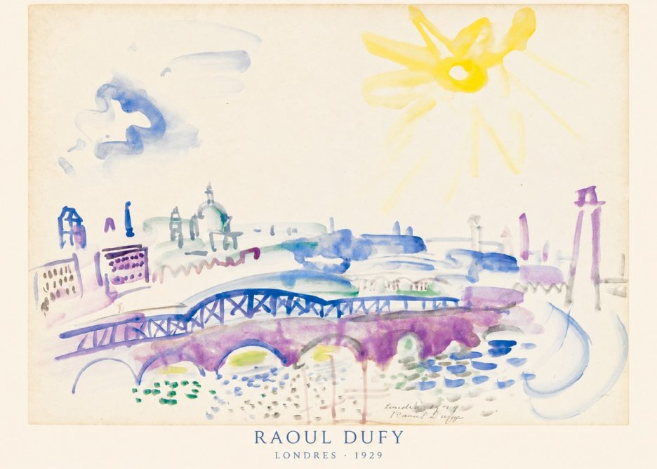 Raoul Dufy Londres - 1929 No6 - Plakat