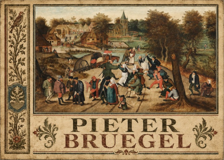 Pieter Bruegel The Peasant Dance I No6 - Plakat