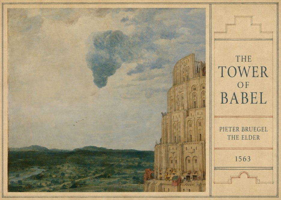 Pieter Bruegel The Tower of Babel VIII No3 - Plakat