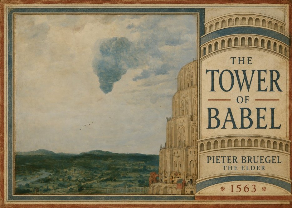 Pieter Bruegel The Tower of Babel VIII No5 - Plakat
