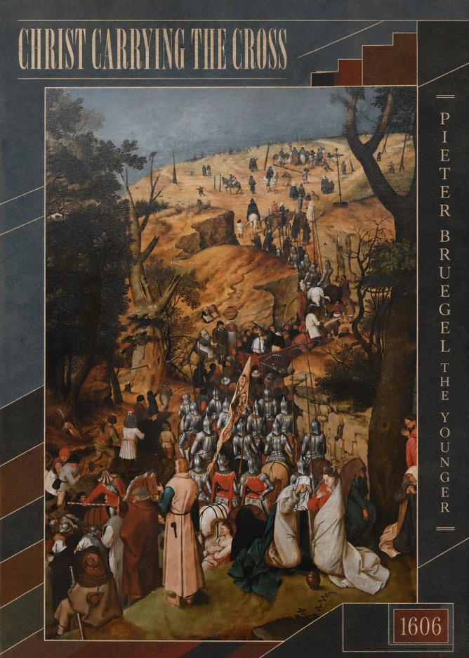 Pieter Bruegel Christ Carrying the Cross I No6 - Plakat