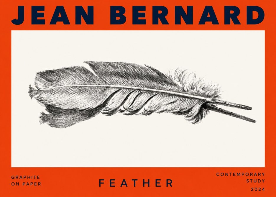 Jean Bernard Feather No2 - Plakat