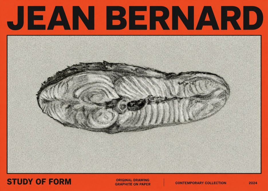 Jean Bernard Study of Form I No2 - Plakat