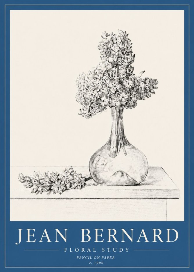 Jean Bernard Spring Blossoms No6 - Plakat