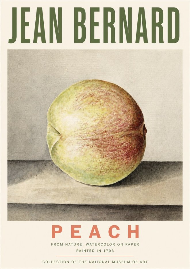 Jean Bernard Peach No5 - Plakat