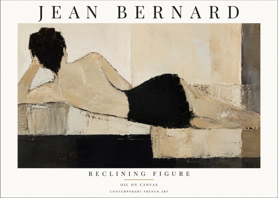 Jean Bernard Study of a Horse VIII No3 - Plakat