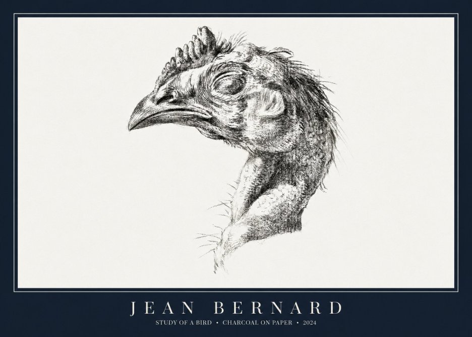 Jean Bernard Study of Form II No3 - Plakat