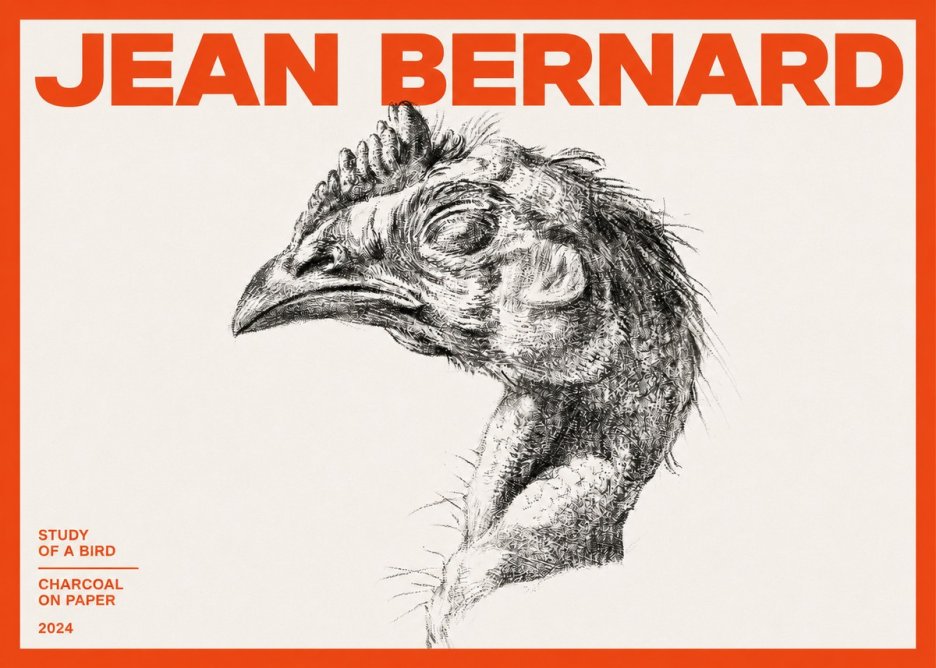 Jean Bernard Study of Form II No4 - Plakat